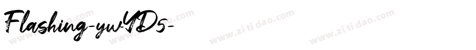 Flashing-ywYD5字体转换