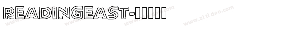 readingeast字体转换