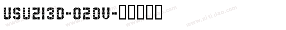 Usuzi3D-oz0V字体转换