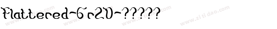 Flattered-6r2D字体转换