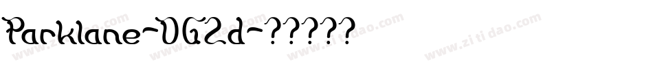 Parklane-DG2d字体转换