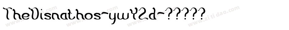 TheDisnathos-ywY2d字体转换