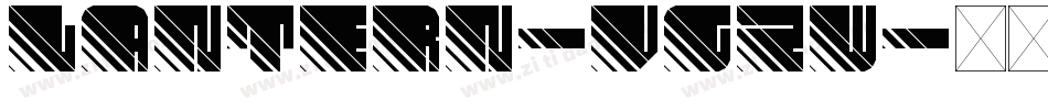 Lantern-VGZw字体转换