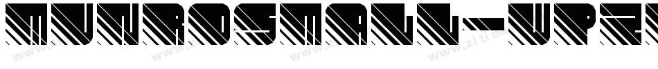 MunroSmall-wPZw字体转换