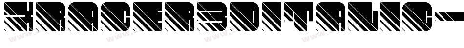 XRacer3DItalic-MVLZw字体转换