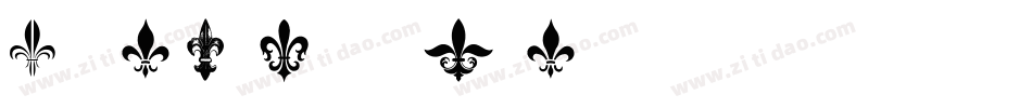 FleurDeLysRegular-G5qD字体转换