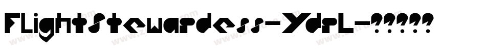 FlightStewardess-YdrL字体转换