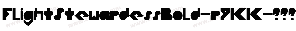 FlightStewardessBold-r9KK字体转换