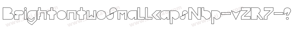 BrightontwoSmallcapsNbp-v2R7字体转换