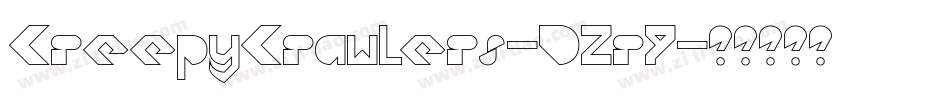CreepyCrawlers-D2r9字体转换