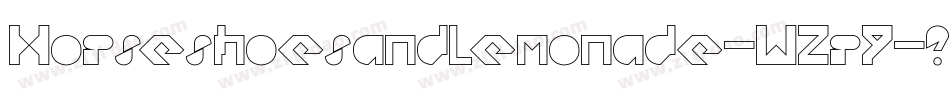 Horseshoesandlemonade-W2r9字体转换