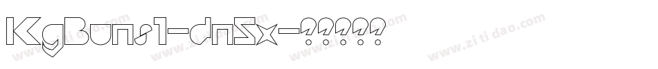 KgBuns1-dn5x字体转换