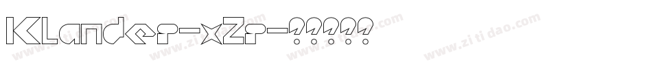 Klander-x2r字体转换 Klander-x2r字体转换