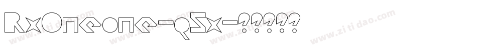 RxOneone-q5x字体转换 RxOneone-q5x字体转换