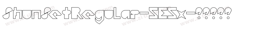 ShunSetRegular-5E5x字体转换 ShunSetRegular-5E5x字体转换