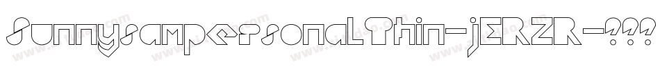 SunnysampersonalThin-jER2R字体转换