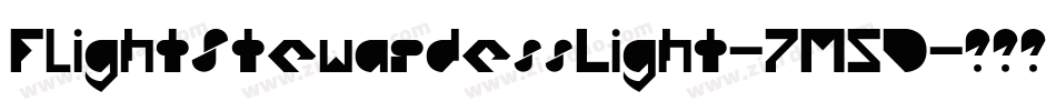 FlightStewardessLight-7M5D字体转换