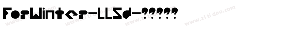 ForWinter-ll5d字体转换 ForWinter-ll5d字体转换