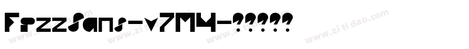 FrzzSans-v7M4字体转换
