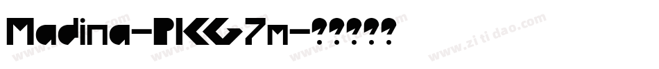 Madina-PKG7m字体转换 Madina-PKG7m字体转换