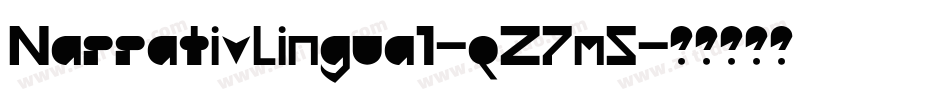 Narrativlingua1-qZ7m5字体转换