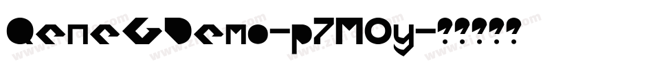 QeneGDemo-p7M0y字体转换
