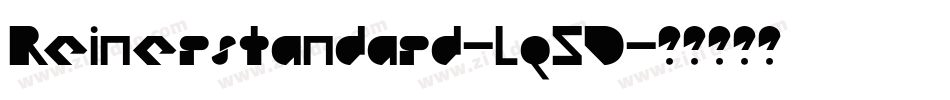 Reinerstandard-lq5D字体转换