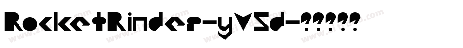 RocketRinder-yV5d字体转换