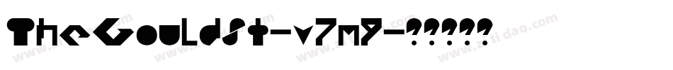 TheGouldSt-v7m9字体转换 TheGouldSt-v7m9字体转换