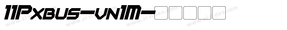 11Pxbus-vn1M字体转换