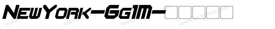 NewYork-6g1M字体转换