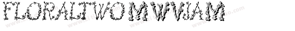 Floraltwo-76jA字体转换