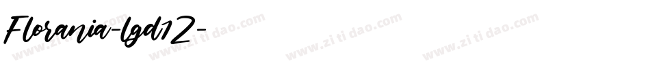 Florania-lgd1Z字体转换