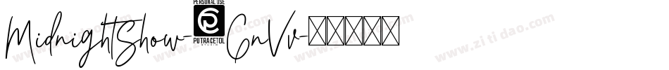 MidnightShow-1GnVv字体转换