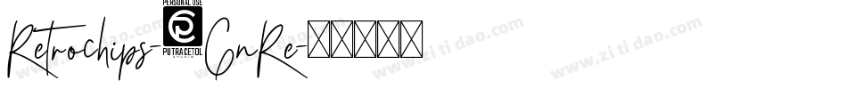 Retrochips-1GnRe字体转换