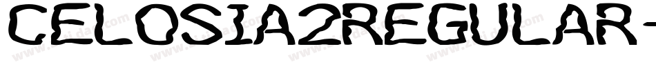 Celosia2Regular-4B3A6字体转换