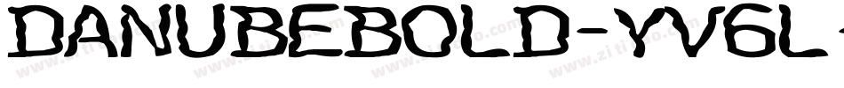 DanubeBold-YV6L字体转换