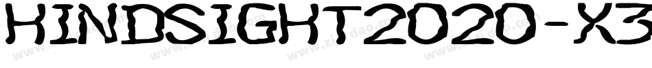 Hindsight2020-X3G3a字体转换