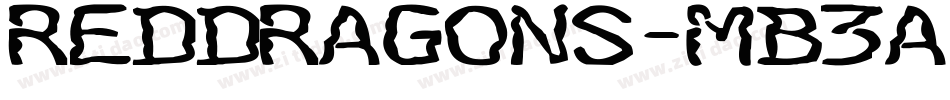 RedDragons-mB3a字体转换 RedDragons-mB3a字体转换