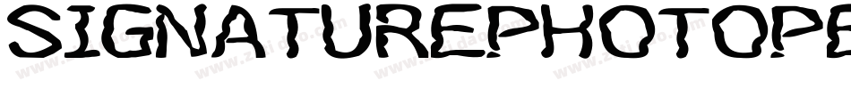 SignaturePhotopedia-9Y6l0字体转换