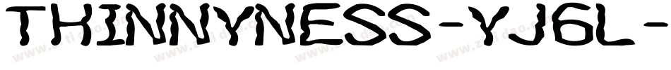 Thinnyness-YJ6L字体转换