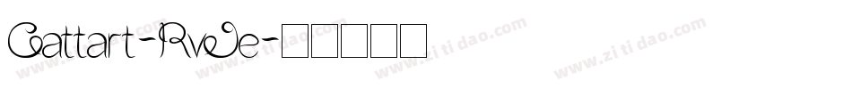 Cattart-RvJe字体转换