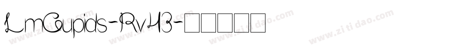 LmCupids-Rv43字体转换