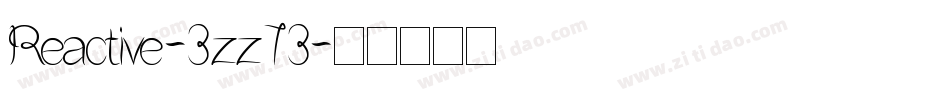 Reactive-3zz73字体转换