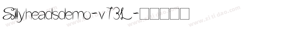Sillyheadsdemo-v73L字体转换