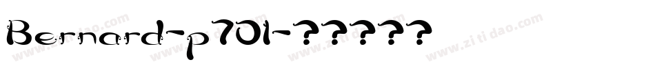 Bernard-p7D1字体转换 Bernard-p7D1字体转换