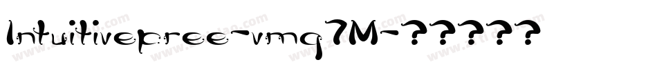 Intuitivefree-vmg7M字体转换