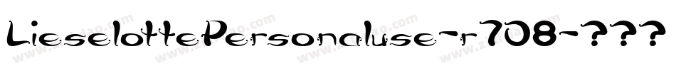 LieselottePersonaluse-r7D8字体转换