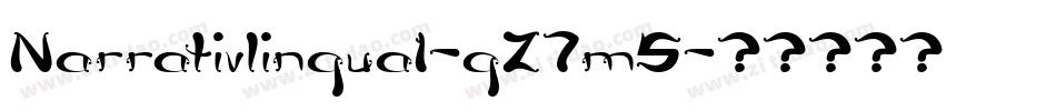 Narrativlingua1-qZ7m5字体转换