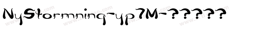 NyStormning-yp7M字体转换